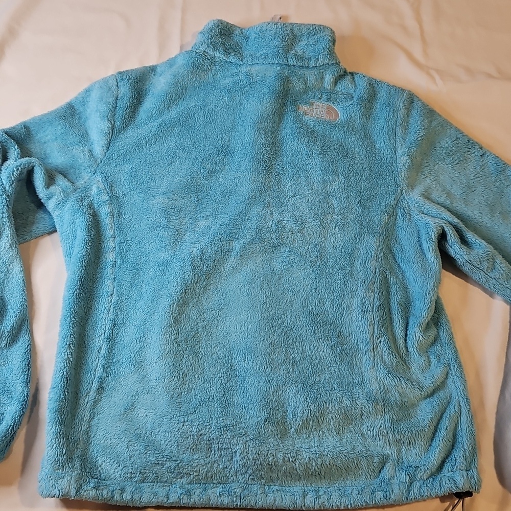 The North Face Womens Osito Full Zip Fleece Jacket Bright Blue/Teal XS - Picture 5 of 7